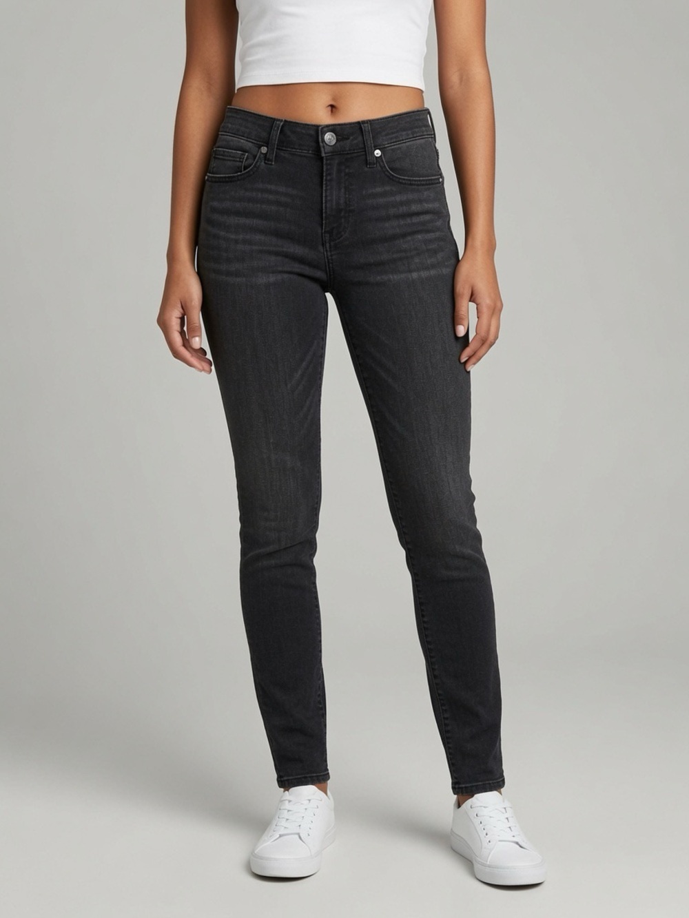 Women's easy money Dark Gray  Skinny Jeans